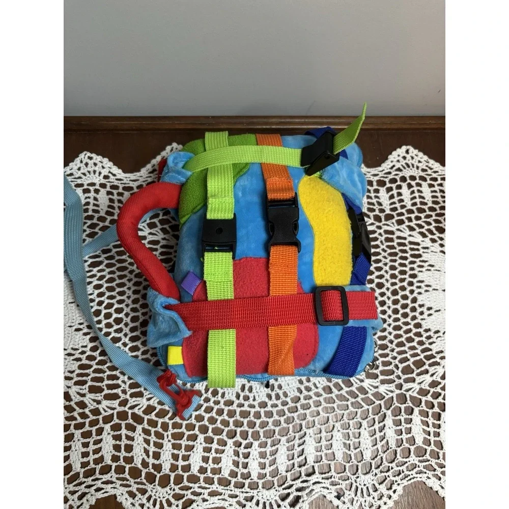 Teytoy Sensory Buckle Pillow Toys for Toddlers Travel Fine‎ Motor Skills